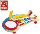 Hape 5-in-1 Mighty Mini Band Musical Wooden Instrument Set - Colorland Toys